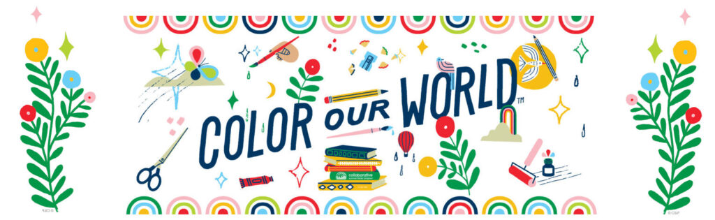 "Color Our World" Summer Reading logo